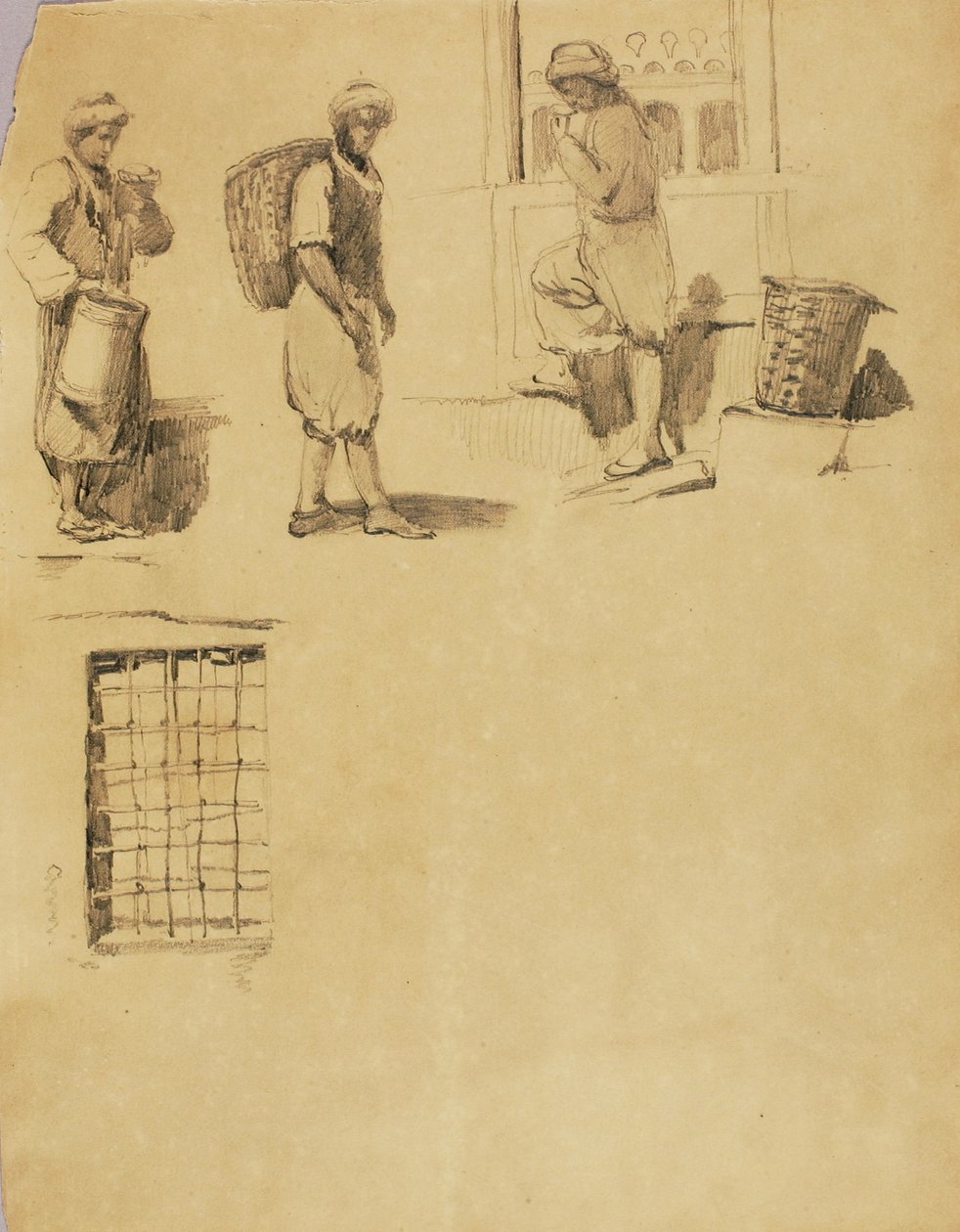 Paraszt figurák alkotó: Miner Kilbourne Kellogg