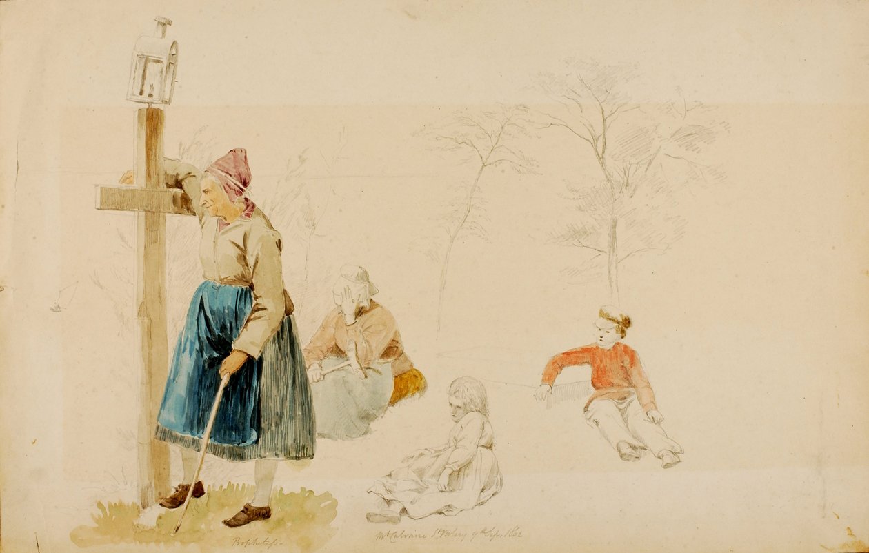 Paraszt figurák alkotó: Miner Kilbourne Kellogg