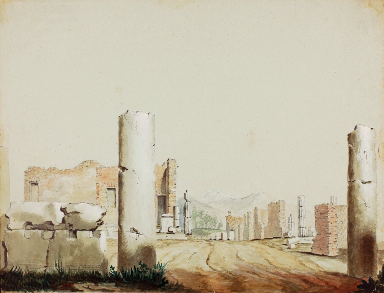 Pompeji, Olaszország alkotó: Miner Kilbourne Kellogg
