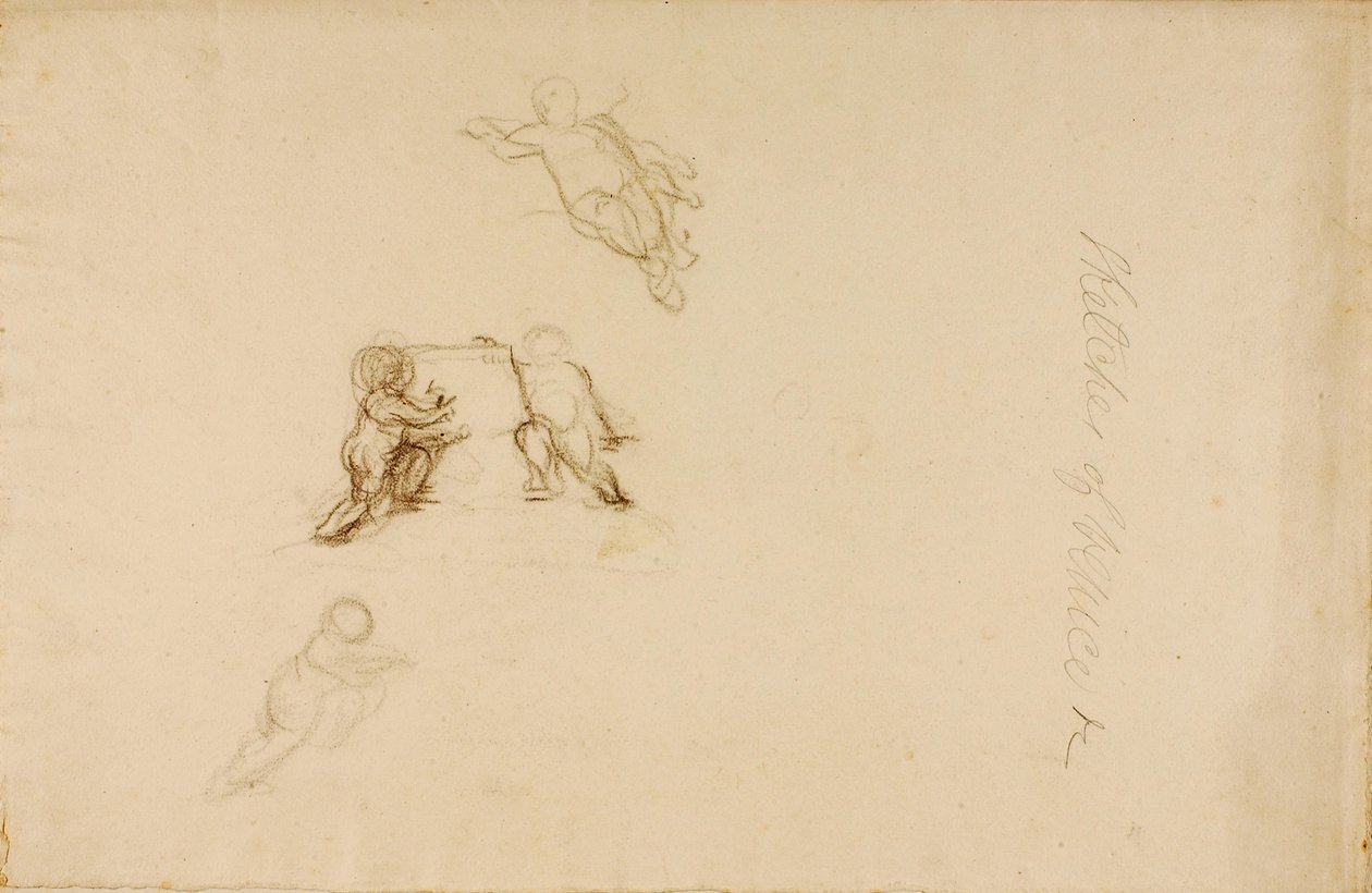 Putti (velencei vázlatok) alkotó: Miner Kilbourne Kellogg