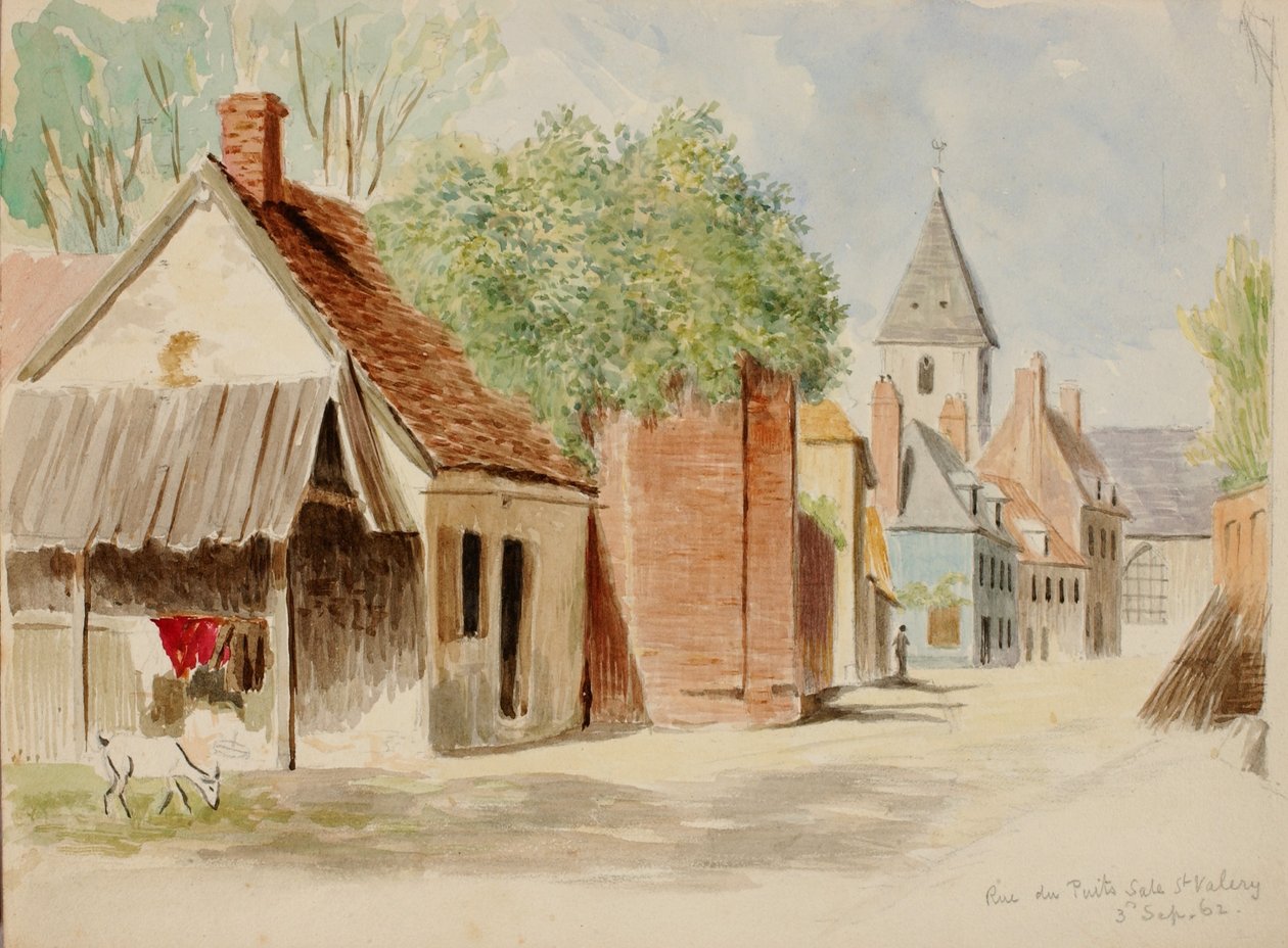 Rue du Puits Sale, St. Valery alkotó: Miner Kilbourne Kellogg
