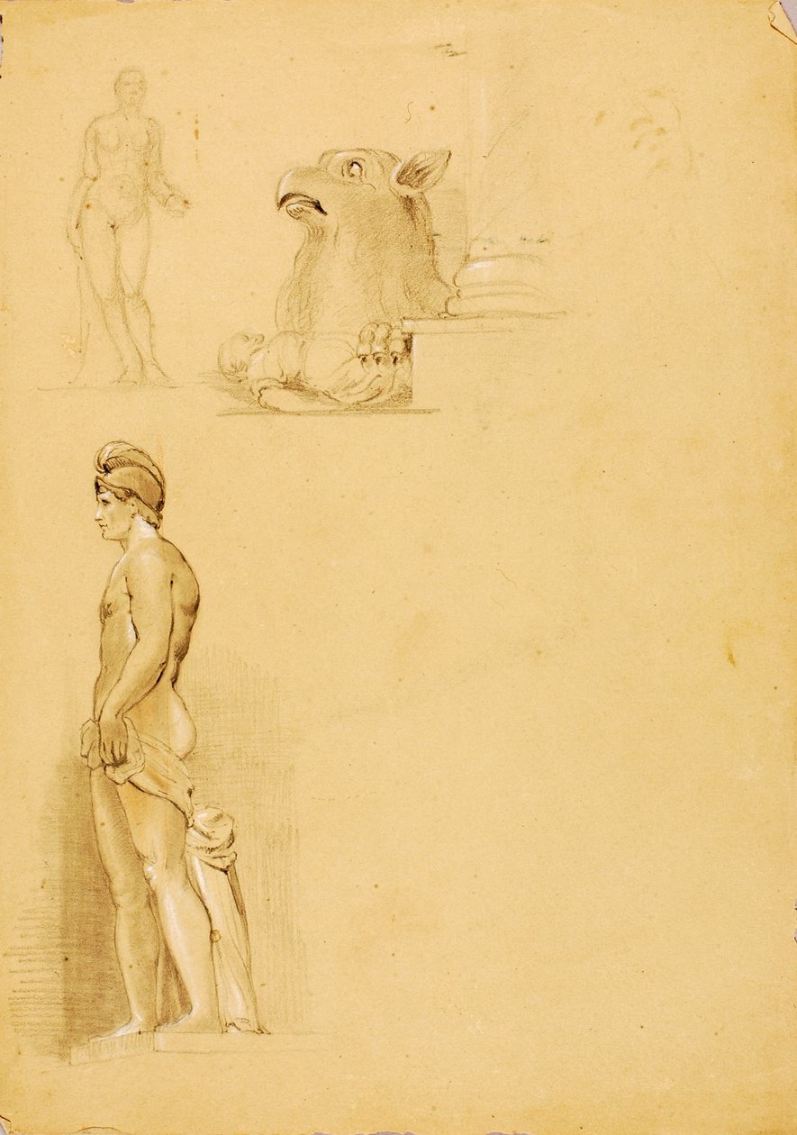 Sculante tanulmányai alkotó: Miner Kilbourne Kellogg