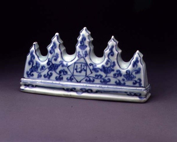 Tolltartó, Ming, 1368-1644 körül (porcelán kék mázzal) alkotó: Ming Dynasty Chinese School