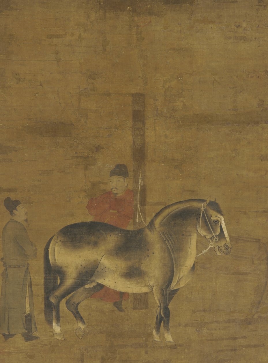 Egy ló értékelése alkotó: Ming Dynasty Chinese School