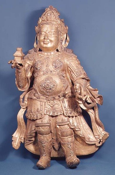 Virupaksa alakja, 15. század eleje (bronz aranyozás) alkotó: Ming Dynasty Chinese School