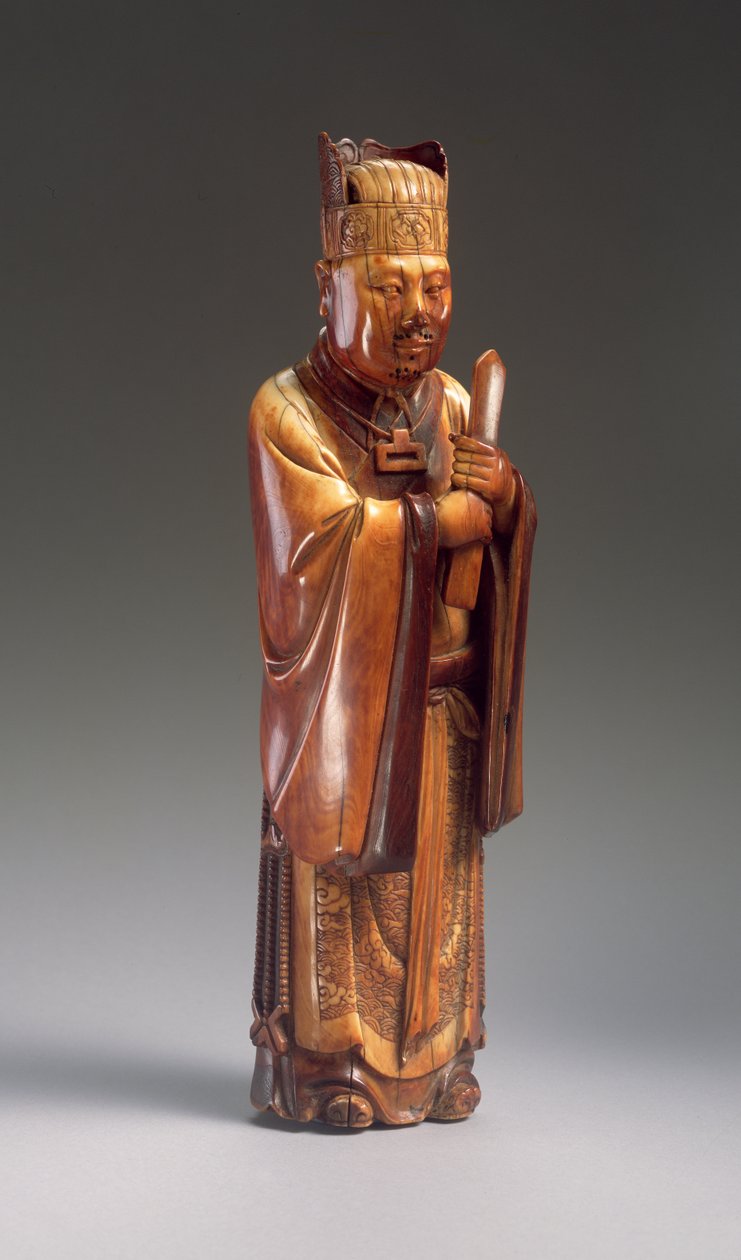Hivatalos alakja (faragott elefántcsont) (lásd még: 272119) alkotó: Ming Dynasty Chinese School