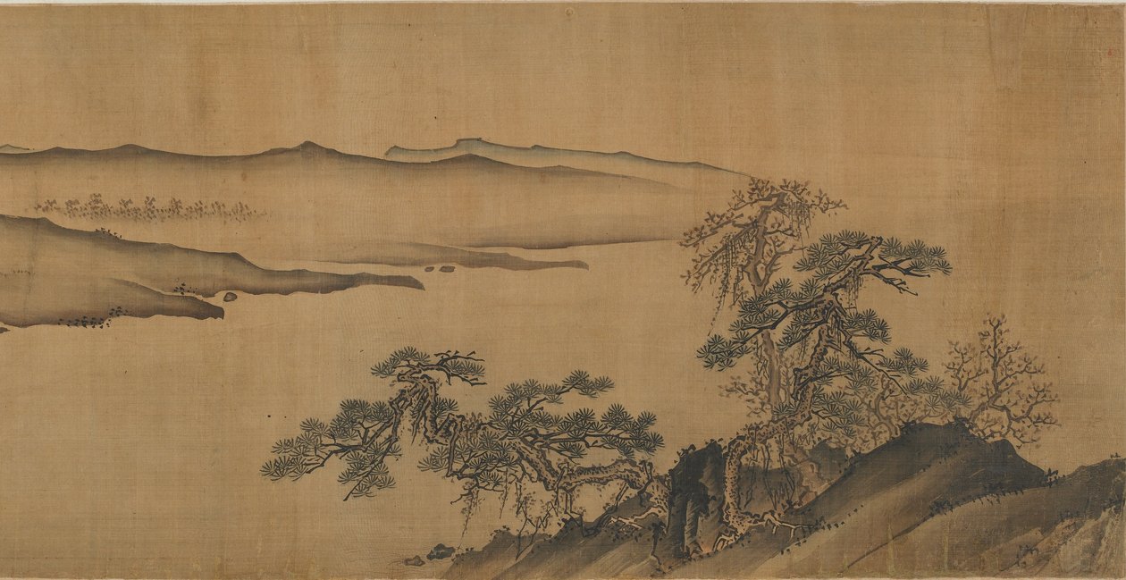 Dombok a folyó mentén, 16-17. század alkotó: Ming Dynasty Chinese School