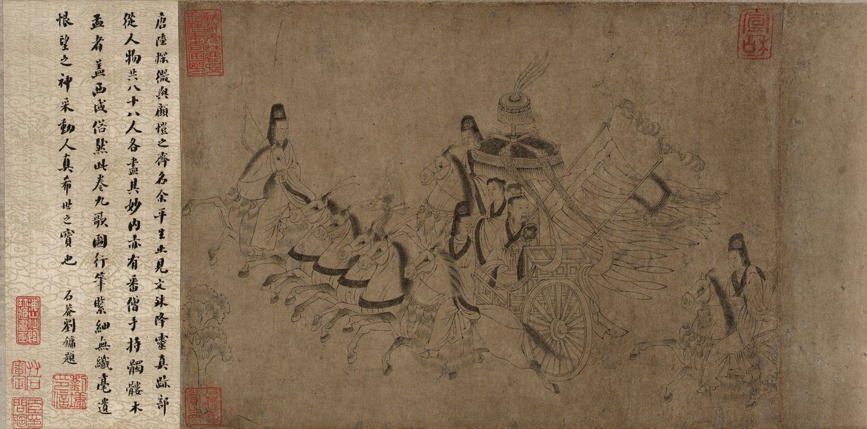 A Luo folyó nimfája (tinta papíron) alkotó: Ming Dynasty Chinese School