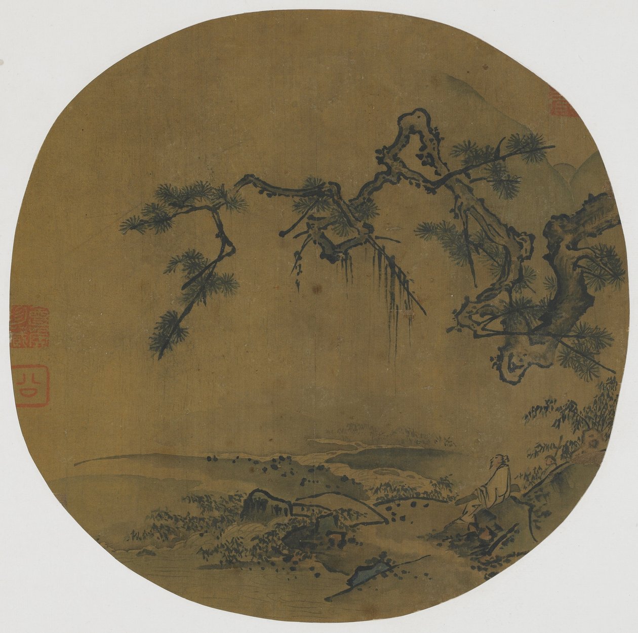 Fenyő alatt ülve, XV-XVI alkotó: Ming Dynasty Chinese School