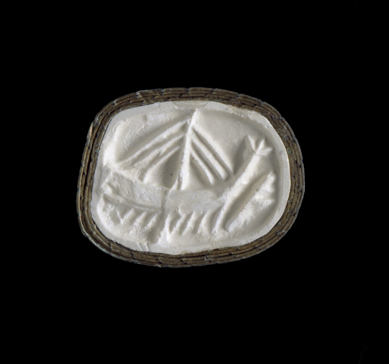 Pecsét, I. középső minószi korszak, ie 2100-kb. 1900 körül (kő (steatit); gipsz) alkotó: Minoan