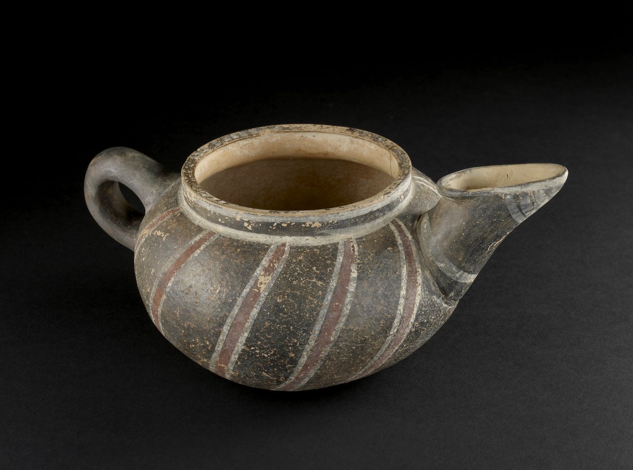 Kiöntős váza, Knósszosz, Kréta, Kr.e. 1500 körül (festett cserépedény) alkotó: Minoan