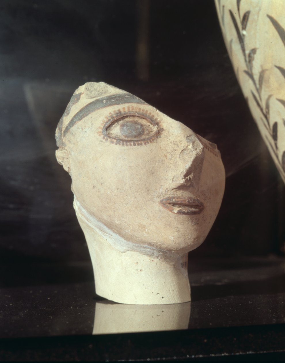 Egy lány feje, a minószi knósszosi palotából, ie 1700-1400 (gipsz) alkotó: Minoan