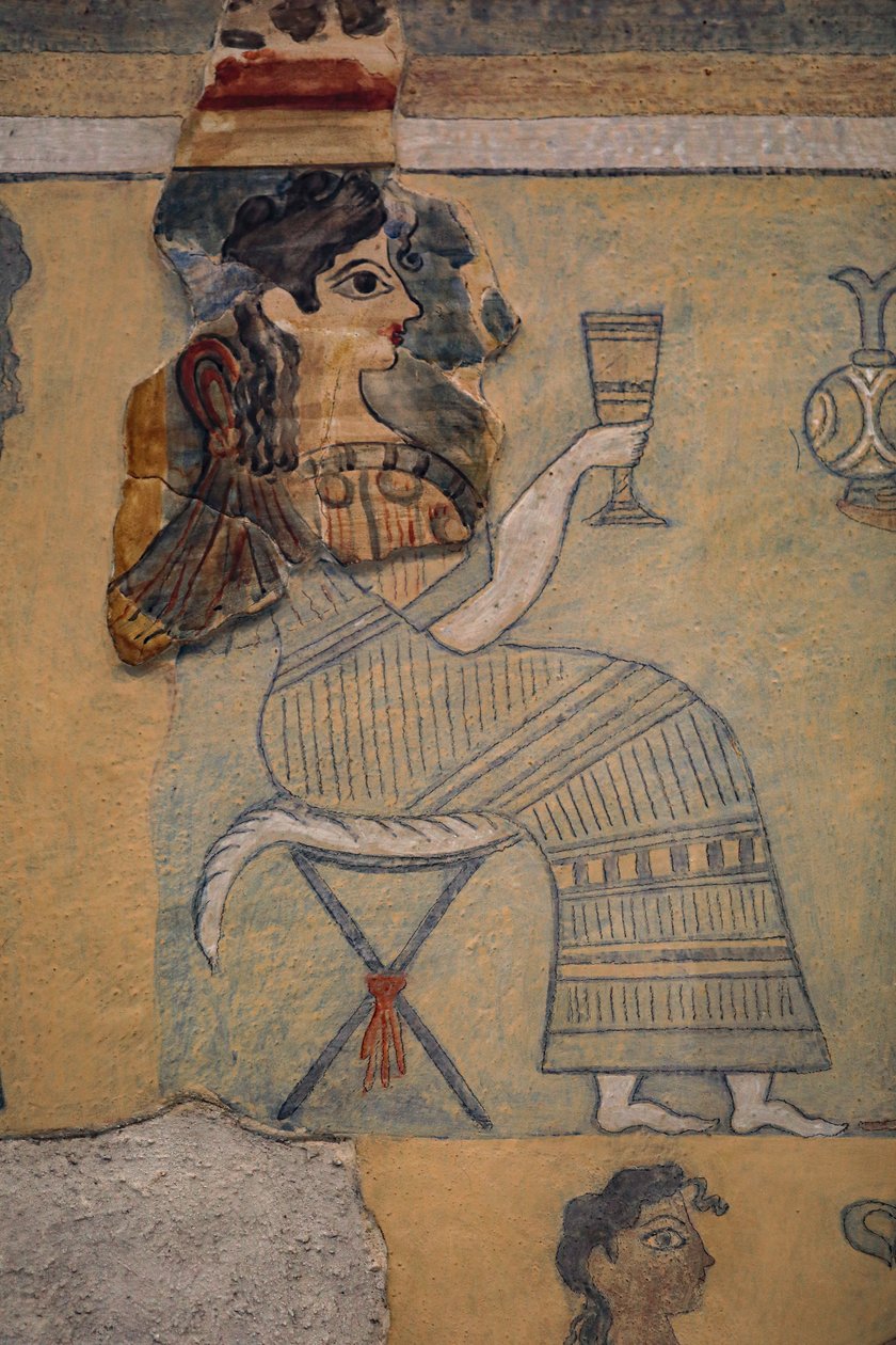 Camp-Stool Fresco alkotó: Minoan