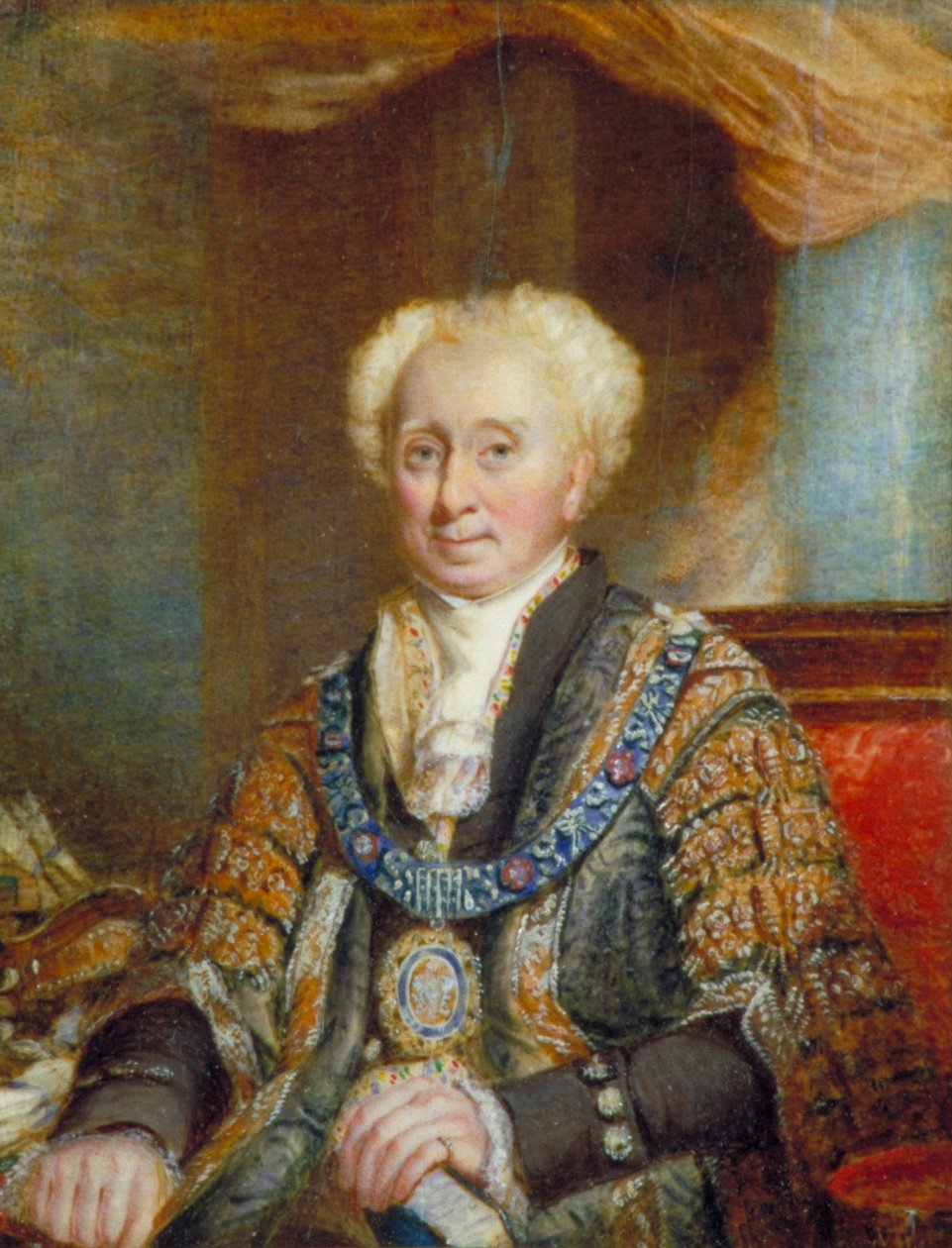 "Sir John Cowan, Lord Mayor 1837", 1838 alkotó: Miss Hibbert