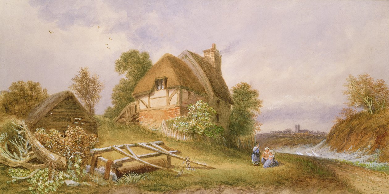Christchurch közelében, Hampshire államban, 1874 alkotó: Miss Lorimer