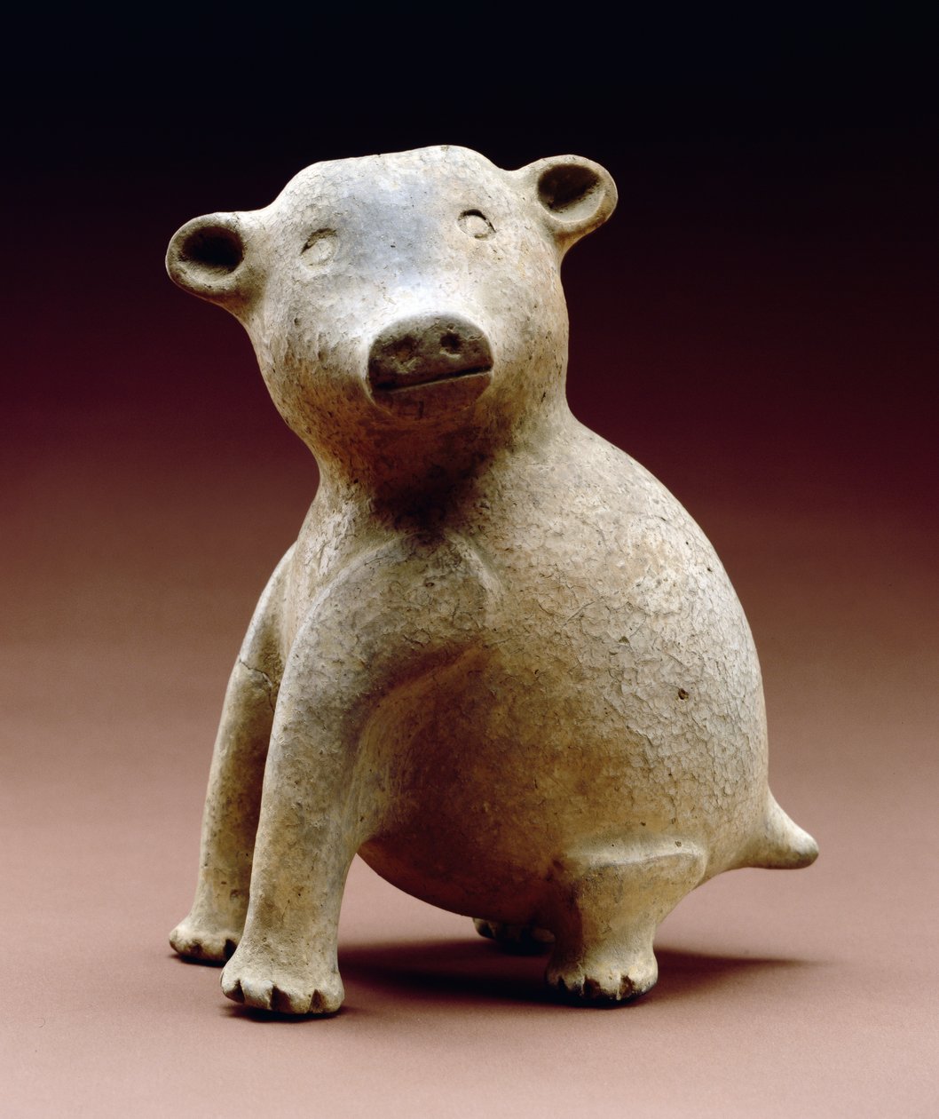 Bear effigy palack, késő Mississippi korszak, 1200-1500 (kerámia) alkotó: Mississippian culture
