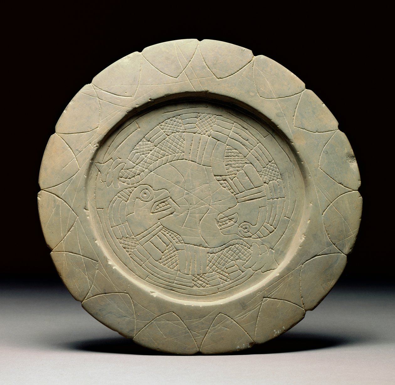 Palettakő, Moundville, 1200-1500 (lásd még: 422911) alkotó: Mississippian culture