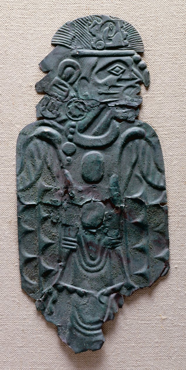 Wulfing lemez, 1200-1400 (réz) alkotó: Mississippian culture
