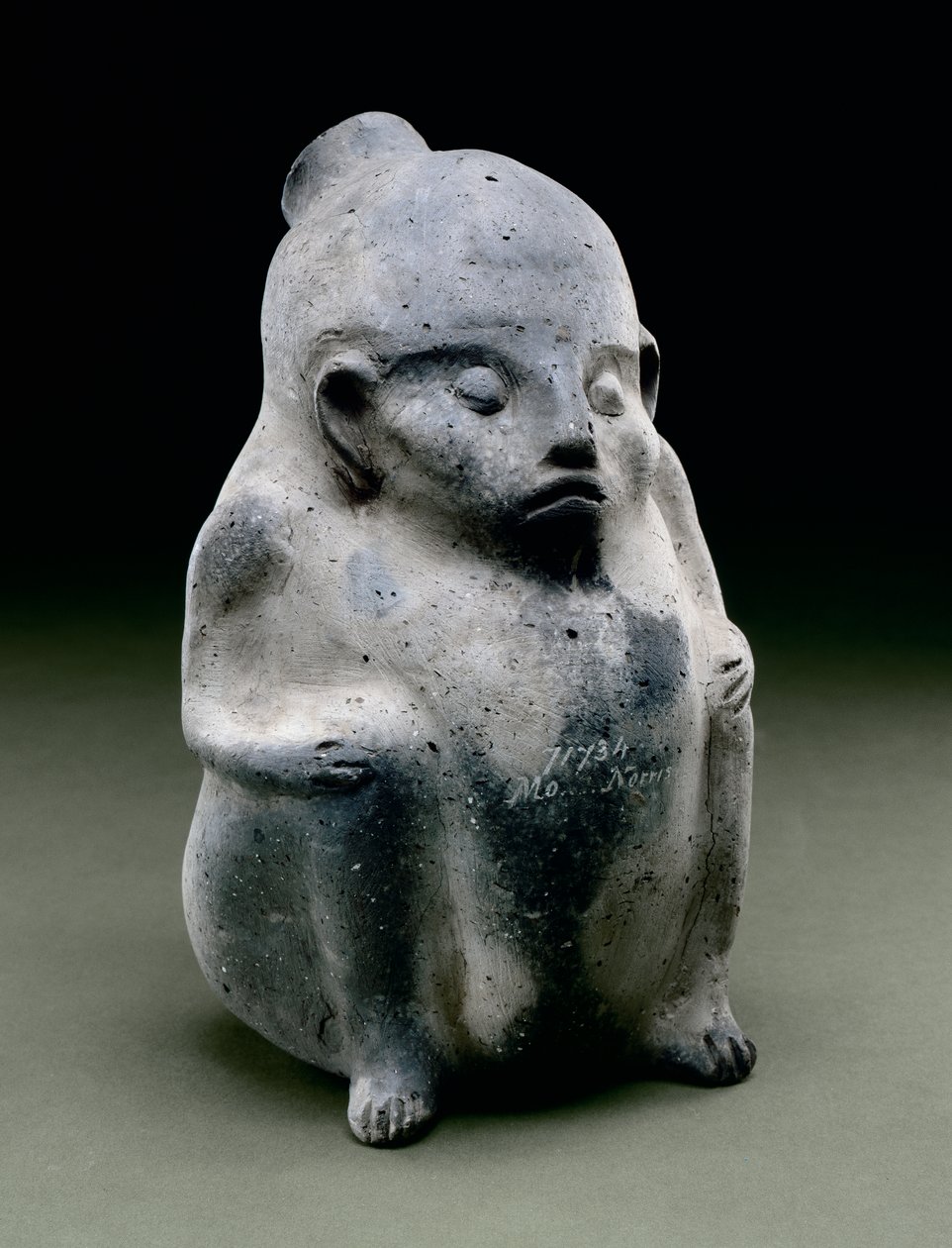 Emberábrázolásos edény, 1100-1300 (kerámia) alkotó: Mississippian culture