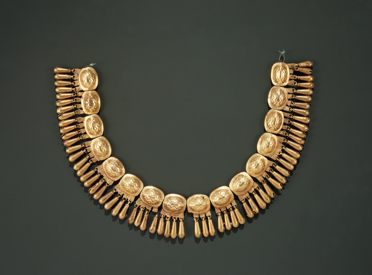 nyaklánc (arany) alkotó: Mixtec