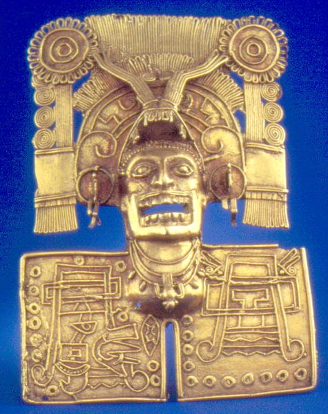 Mictlantecuhtli mellizom (arany) alkotó: Mixtec