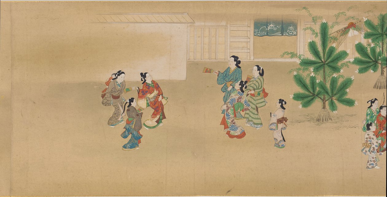 A tizenkét hónap ünnepei, 1682-1752 alkotó: Miyagawa Chōshun