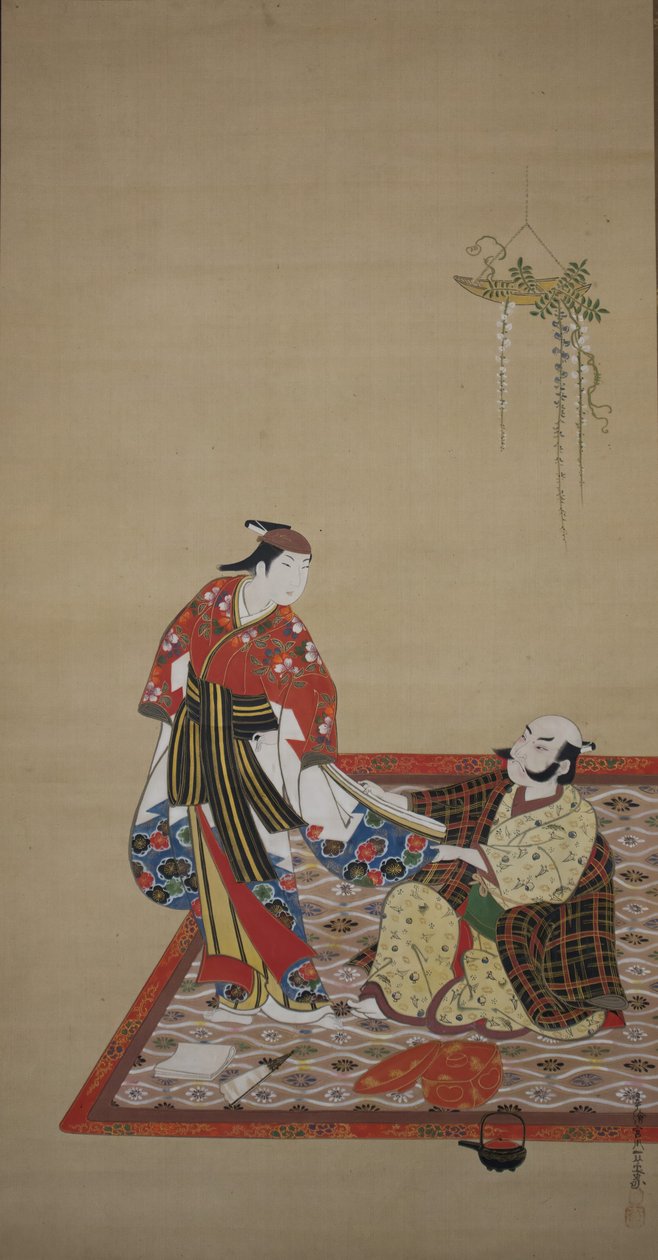 Szamuráj plan d Wakashū és Wakashū, Air ry 18. vonal ry. alkotó: Miyagawa Issho