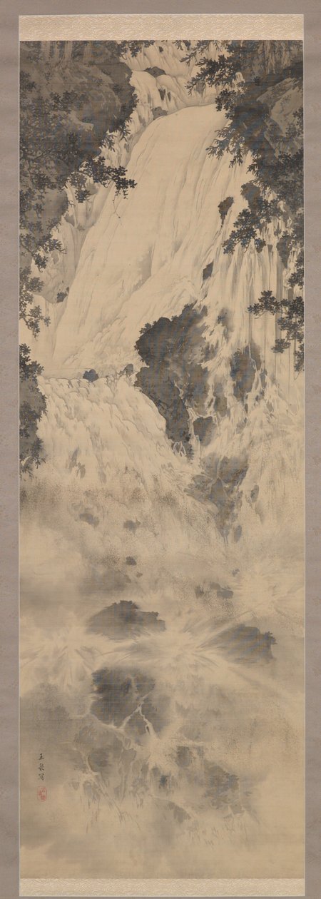 Vízesés alkotó: Mochizuki Gyokusen