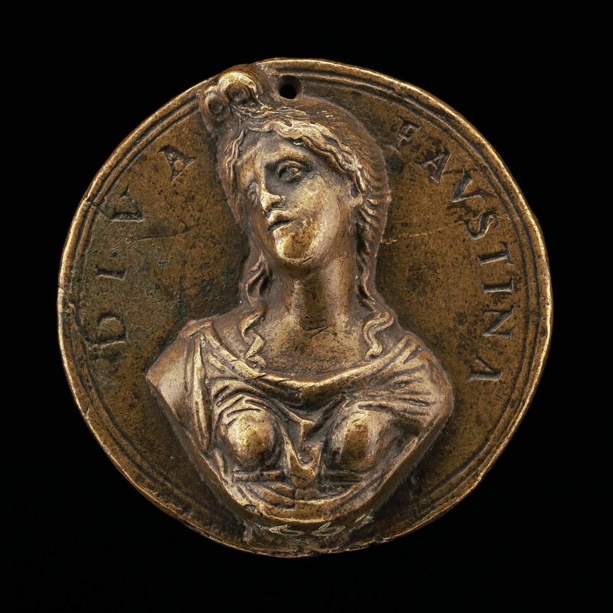 Díva Faustina [előlap], c. 1490 alkotó: Moderno