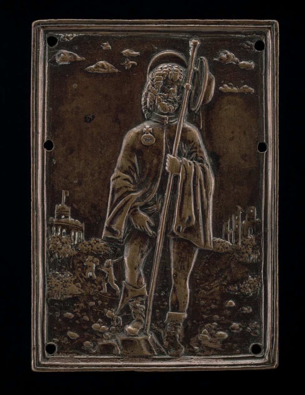 Saint Rochus Roche, 15. század vége – 16. század eleje. alkotó: Moderno