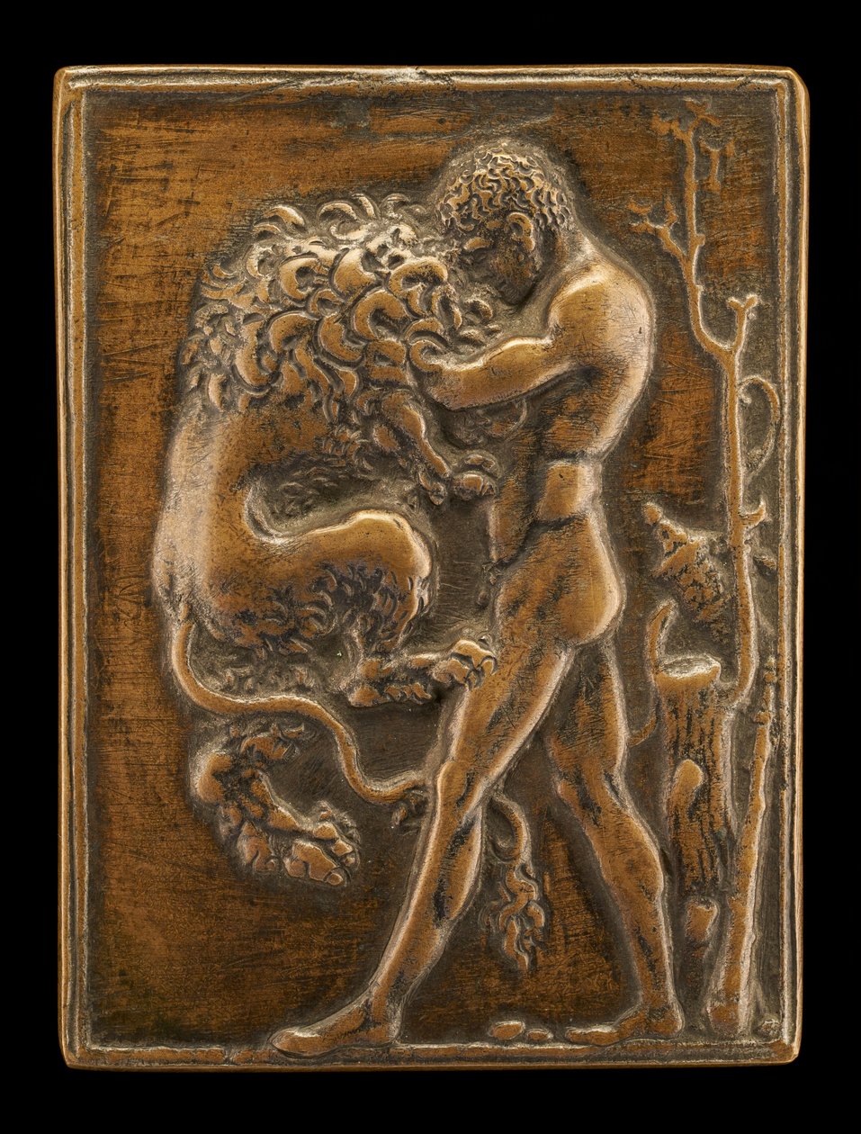 Álló Herkules a Nemeai Oroszlánnal, c. 14881489. alkotó: Moderno