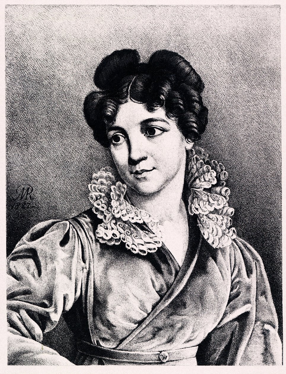 Praskovya Petrovna Kutaisova grófnő portréja 1784-1870, 1827 alkotó: Modest Dmitryevich Rezvoy