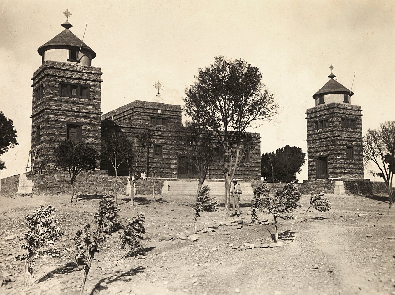 "Birodalom építése" a fasiszta korban: Abesszin templom, 1936.09.05. (f/w fotó) alkotó: Modestino Baldinetti