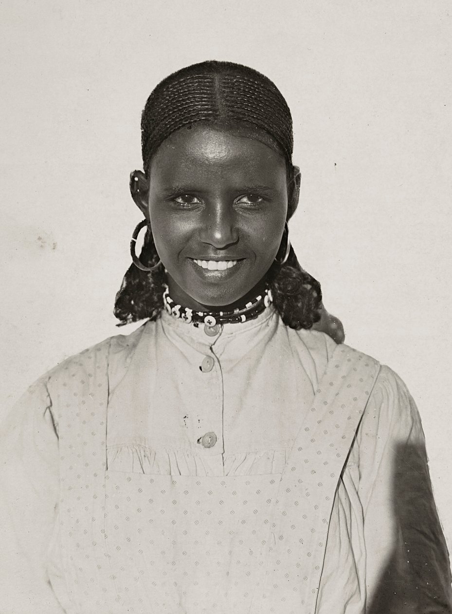„Birodalom építése” a fasiszta korban: Abesszin lány, 1936.05.09. (f/w fotó) alkotó: Modestino Baldinetti