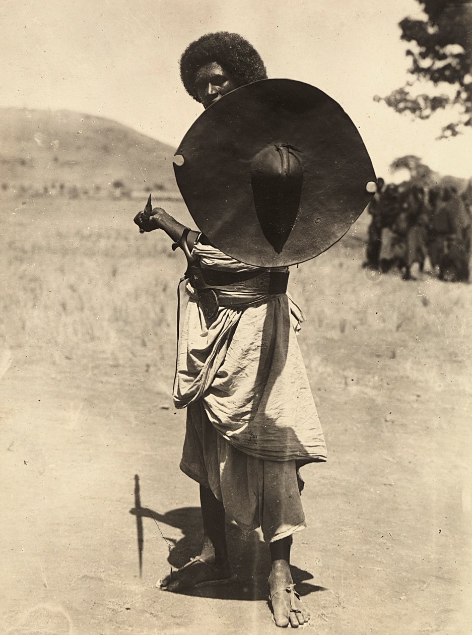 „Birodalom építése” a fasiszta korban: Cunama harcos, 1936.09.05. (f/w fotó) alkotó: Modestino Baldinetti
