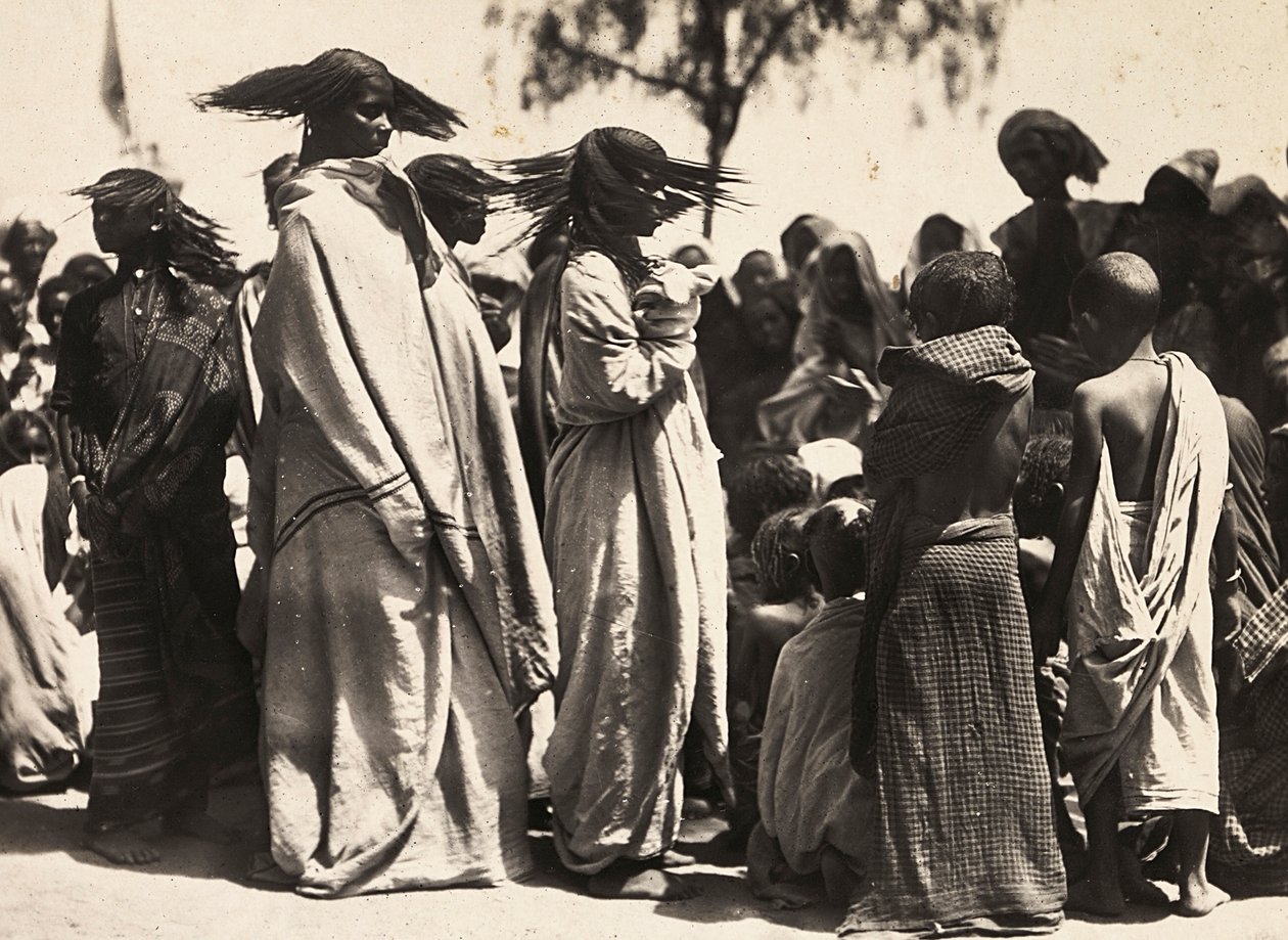„Birodalom építése” a fasiszta korban: muszlim lányok, 1936.05.09. (f/w fotó) alkotó: Modestino Baldinetti
