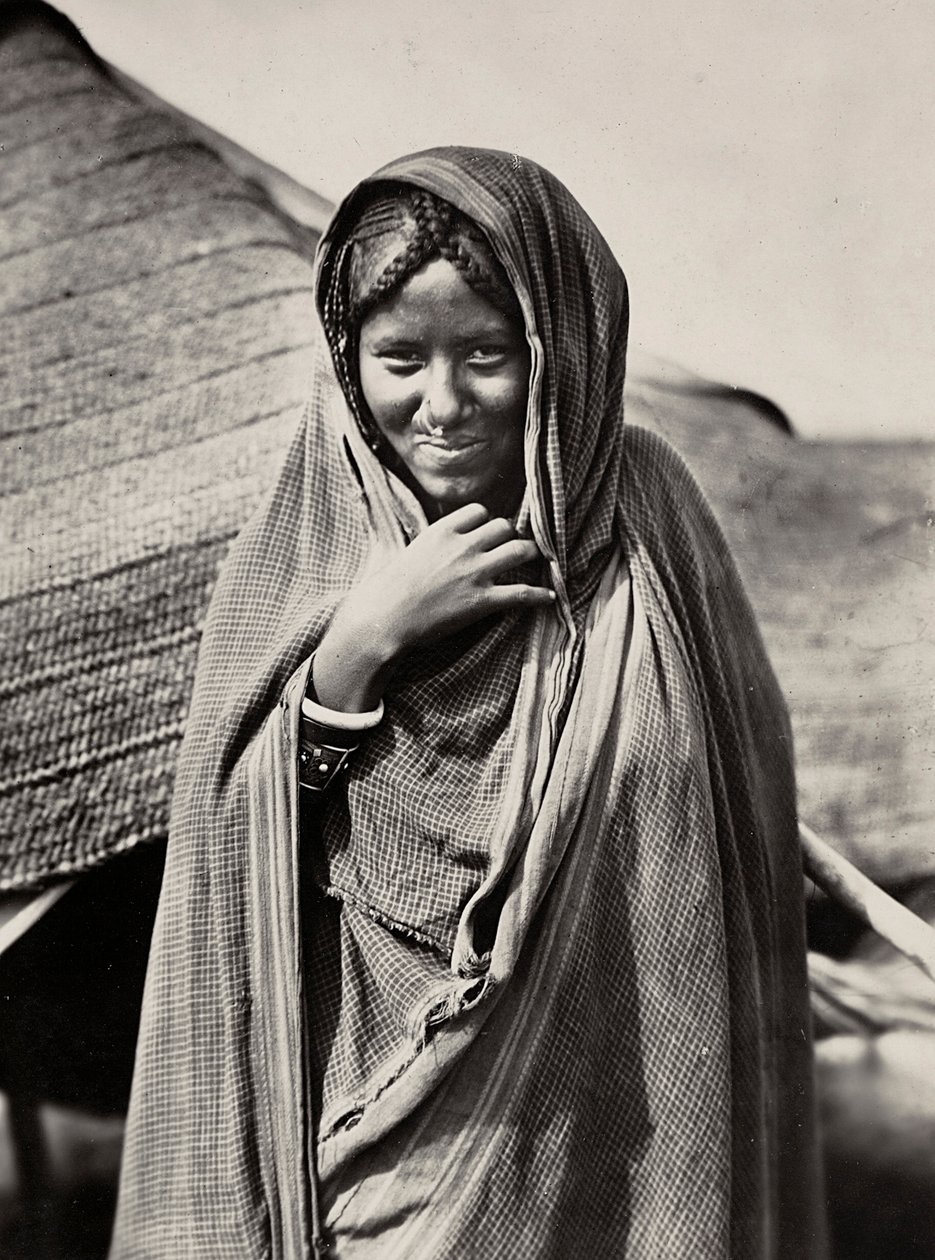 „Birodalom építése” a fasiszta korban: egy nő a Habab törzsből, 1936.05.09. (f/w fotó) alkotó: Modestino Baldinetti