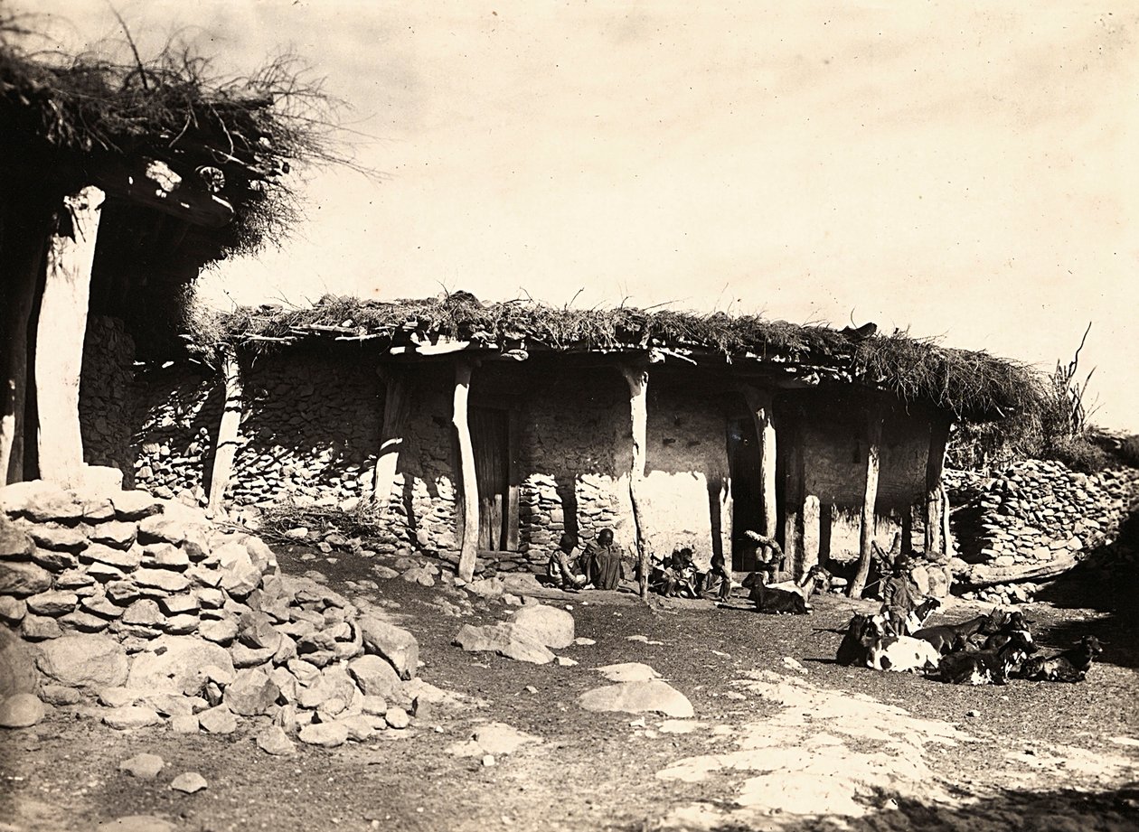 „Birodalom építése” a fasiszta korban: egy abesszin ház Edmò-ban, 1936.09.05. (f/w fotó) alkotó: Modestino Baldinetti