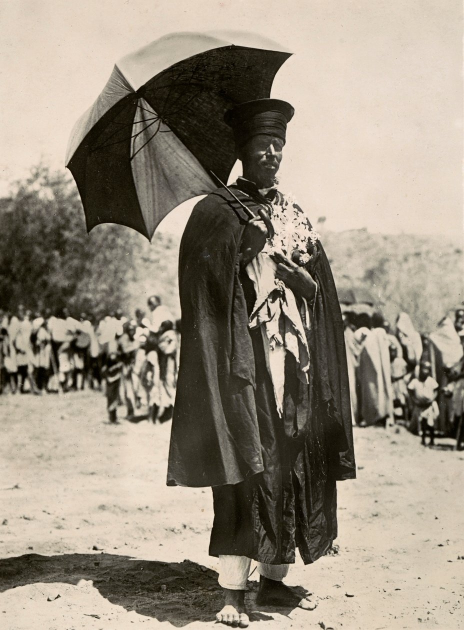 „Birodalom építése” a fasiszta korban: egy abesszin pap, 1936.09.05. (f/w fotó) alkotó: Modestino Baldinetti