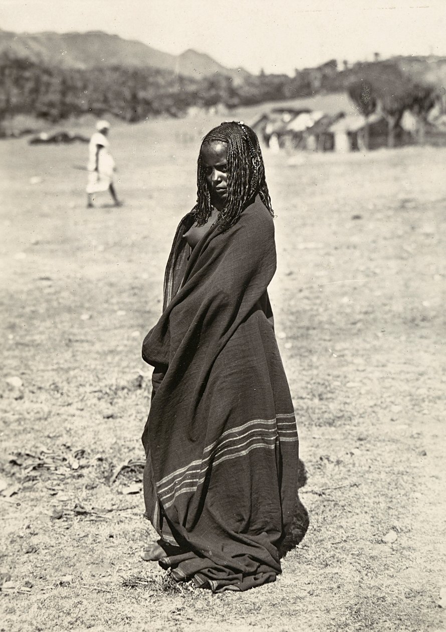 „Birodalom építése” a fasiszta korban: Habab nő, 1936.05.09. (f/w fotó) alkotó: Modestino Baldinetti