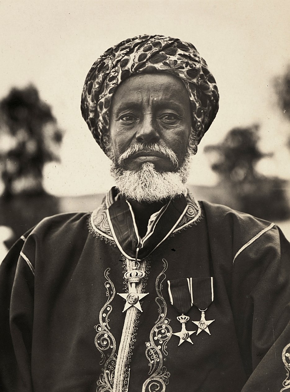 „Birodalom építése” a fasiszta korban: a Habab törzs főnöke, 1936.09.05. (f/w fotó) alkotó: Modestino Baldinetti