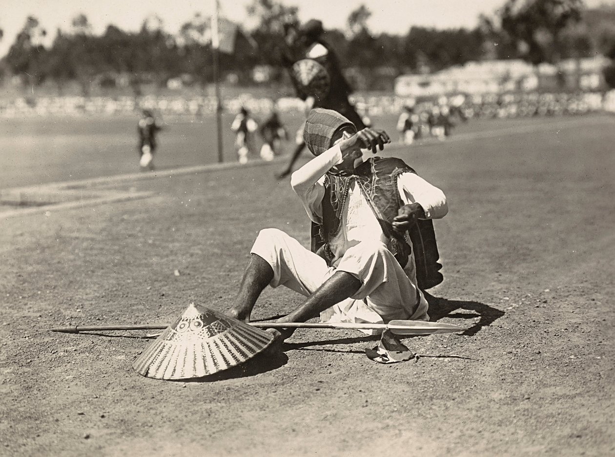 „Birodalom építése” a fasiszta korban: egy abesszin minta részlete, 1936.05.09. (f/w fotó) alkotó: Modestino Baldinetti