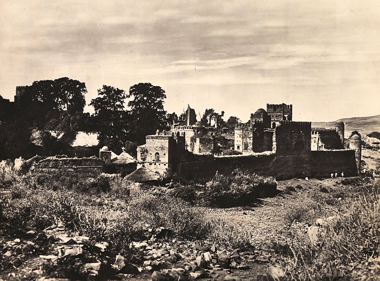 „Birodalom építése” a fasiszta korban: Fasiladas király kastélya Gondarban, Etiópiában, 1936.09.05. (f/w fotó) alkotó: Modestino Baldinetti