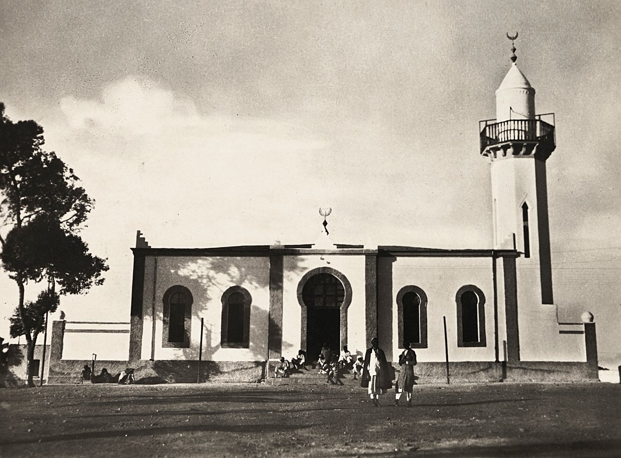 „Birodalom építése” a fasiszta korban: Asmarai mecset, 1936.05.09. (f/w fotó) alkotó: Modestino Baldinetti