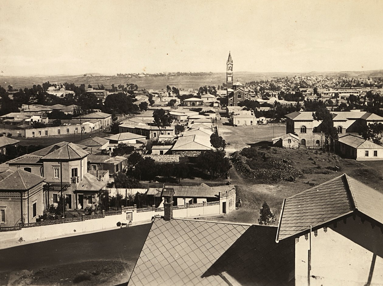 „Birodalom építése” a fasiszta korban: Asmara képe, 1936.09.05. (f/w fotó) alkotó: Modestino Baldinetti
