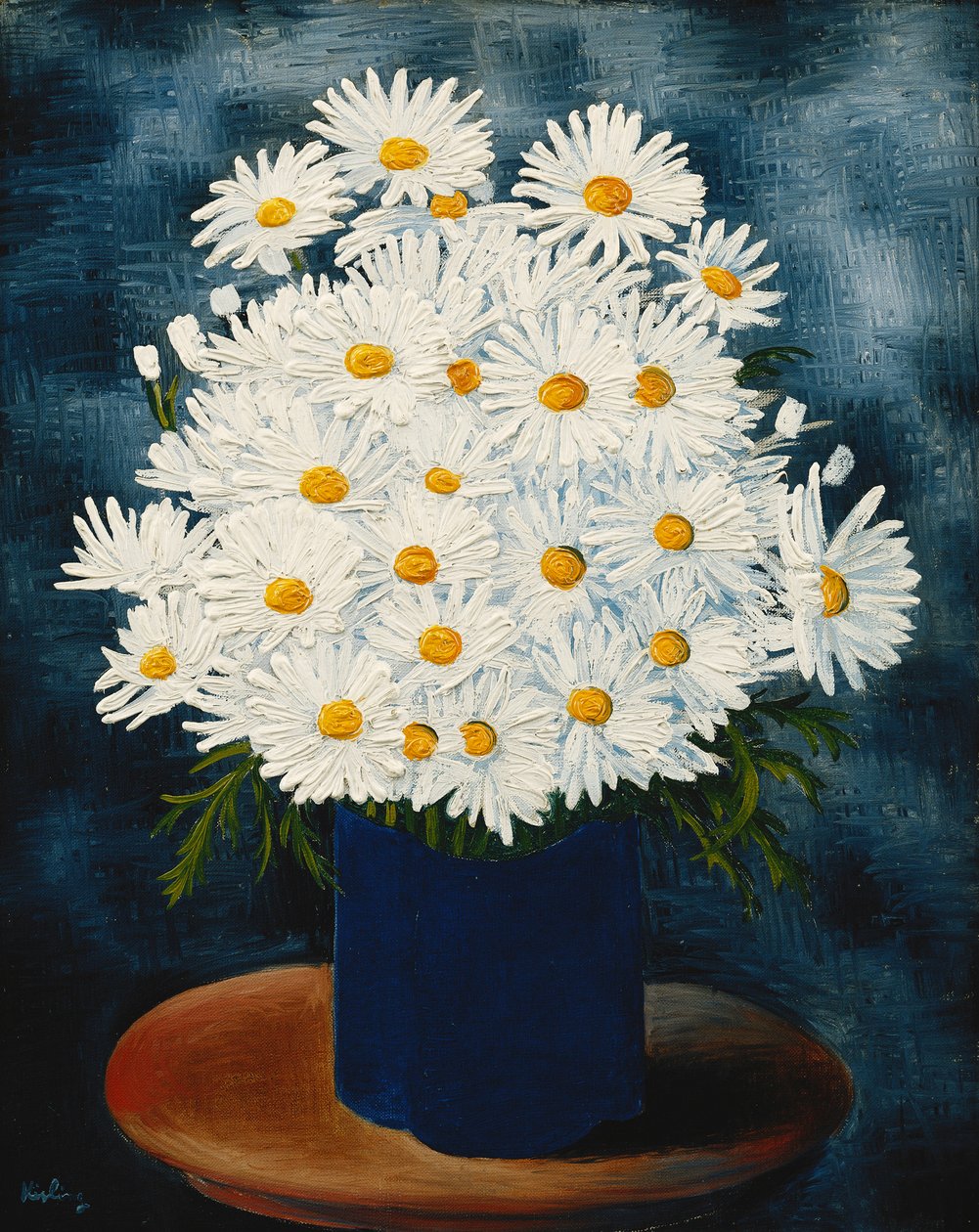 Százszorszép csokor; Bouquet de Marguerites alkotó: Moise Kisling
