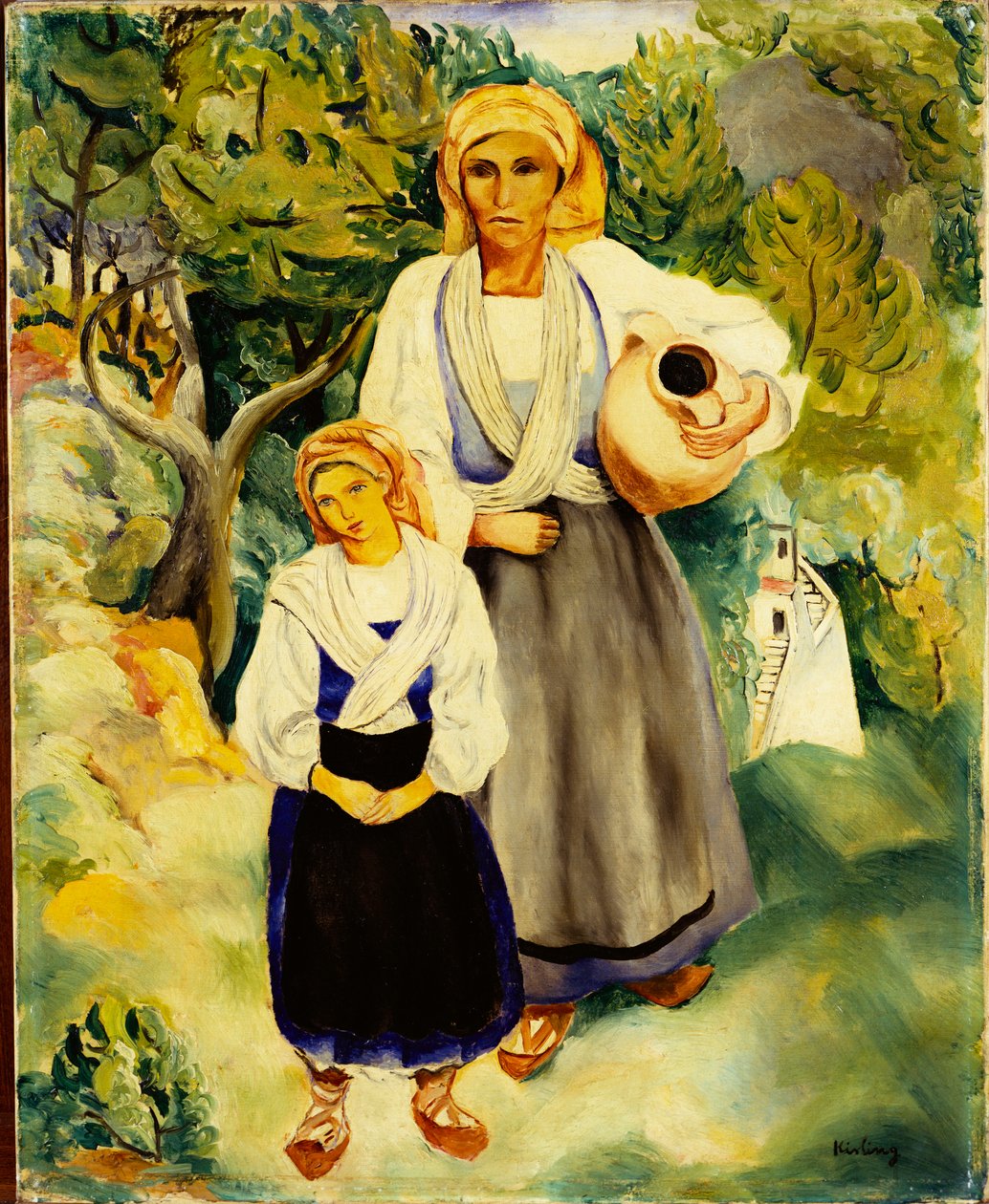 Olasz parasztok alkotó: Moise Kisling