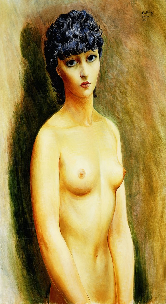 Nude; Nu alkotó: Moise Kisling