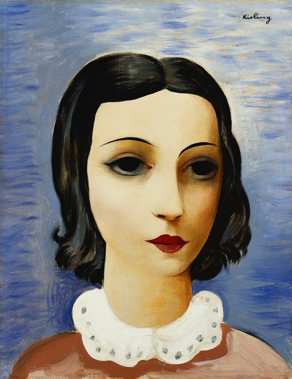 Egy fiatal lány portréja alkotó: Moise Kisling
