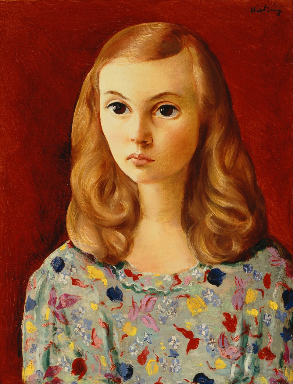Egy nő portréja alkotó: Moise Kisling